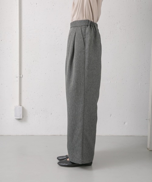URBAN RESEARCH DOORS(アーバンリサーチドアーズ)の「メランジツイルイージーパンツ(その他パンツ・レディース・チャコールグレー/ブラウン・SMALL/MEDIUM)」の21枚目の写真