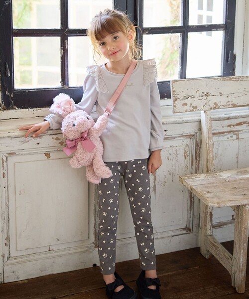 ANY（エニィ）の「ぬいぐるみ抱っこポシェット（ショルダーバッグ・キッズ・ベージュ系/ピンク系・F）」の4枚目の写真