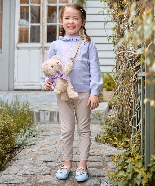 ANY（エニィ）の「ぬいぐるみ抱っこポシェット（ショルダーバッグ・キッズ・ベージュ系/ピンク系・F）」の7枚目の写真