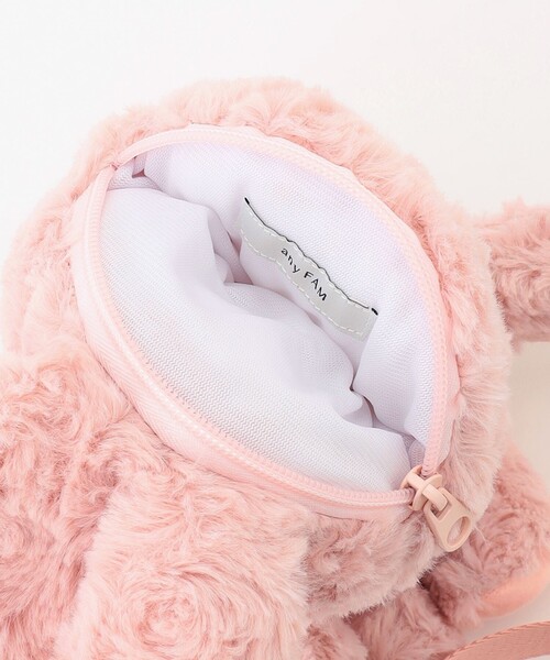 ANY（エニィ）の「ぬいぐるみ抱っこポシェット（ショルダーバッグ・キッズ・ベージュ系/ピンク系・F）」の12枚目の写真