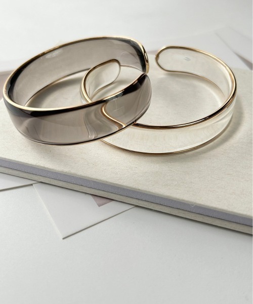 ciite'(シーテ)の「クリアエディション ブレスレット(バングル/リストバンド・レディース・ホワイト/ブラック・FREE)」の17枚目の写真