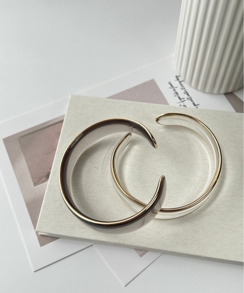 ciite'(シーテ)の「クリアエディション ブレスレット(バングル/リストバンド・レディース・ホワイト/ブラック・FREE)」の18枚目の写真