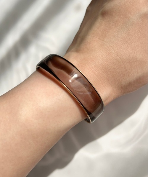 ciite'(シーテ)の「クリアエディション ブレスレット(バングル/リストバンド・レディース・ホワイト/ブラック・FREE)」の20枚目の写真