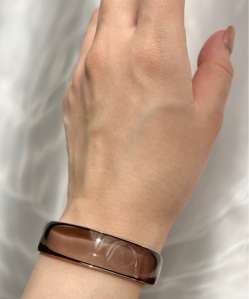 ciite'(シーテ)の「クリアエディション ブレスレット(バングル/リストバンド・レディース・ホワイト/ブラック・FREE)」の22枚目の写真