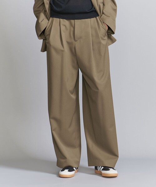 BEAUTY&YOUTH UNITED ARROWS(ビューティーアンドユースユナイテッドアローズ)の「バックラップ パンツ(スラックス・レディース・モカ/ブラック・S/M/XS)」の4枚目の写真