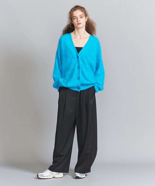 BEAUTY&YOUTH UNITED ARROWS(ビューティーアンドユースユナイテッドアローズ)の「バックラップ パンツ(スラックス・レディース・モカ/ブラック・S/M/XS)」の9枚目の写真