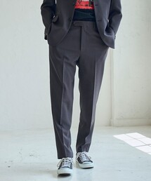 RONEL（ロネル）の「ポリバスケットノープリーツテーパードスラックス（スラックス）」