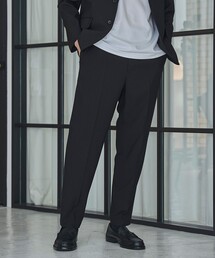 RONEL（ロネル）の「ポリバスケットノープリーツテーパードスラックス（スラックス）」