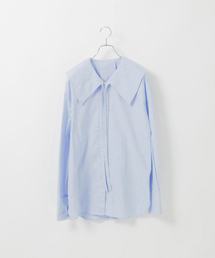 コットンビッグカラーブラウス