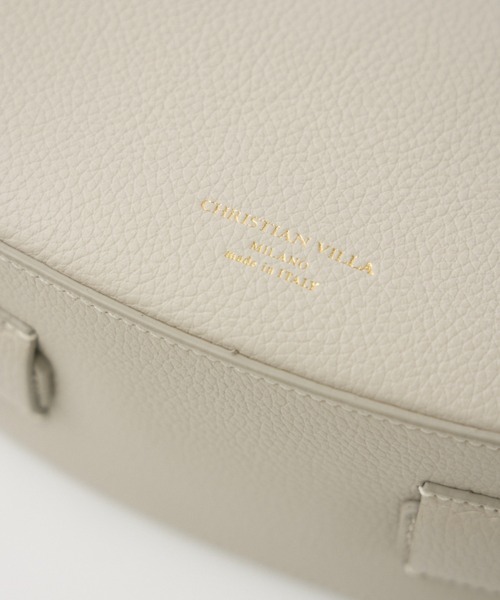 CHRISTIAN VILLA(クリスチャンヴィラ)の「ムーンショルダーバッグ《CHRISTIAN VILLA》(ショルダーバッグ・レディース・ブラック/ベージュ・フリー)」の8枚目の写真