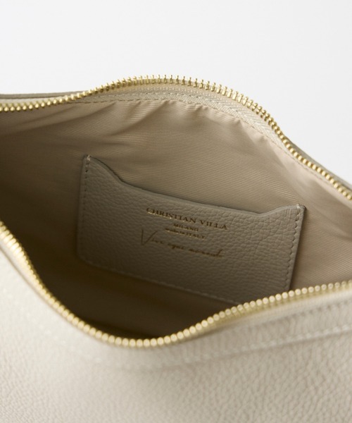 CHRISTIAN VILLA(クリスチャンヴィラ)の「ムーンショルダーバッグ《CHRISTIAN VILLA》(ショルダーバッグ・レディース・ブラック/ベージュ・フリー)」の9枚目の写真