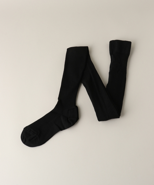 Babaco ババコ ウールタビタイツ ブラック babaco（ババコ）の「【babaco/ババコ】Fine Merino Wool TABI tights