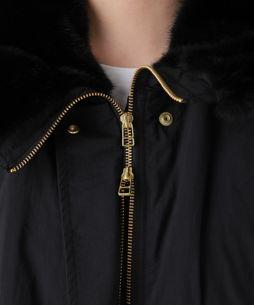 JOURNAL STANDARD（ジャーナルスタンダード）の「ナイロンショート N-2B（ブルゾン・レディース・ブラック/ブラウン・FREE）」の15枚目の写真