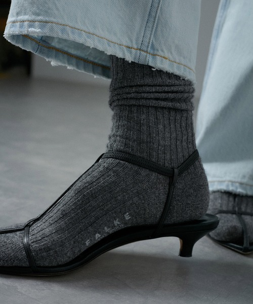 FALKE(ファルケ)の「【FALKE(ファルケ)】Cosy Wool Boot Socks(ソックス/靴下・レディース・ブラウン系その他/サックスブルー/ピンク系その他2/グレー・FREE)」の18枚目の写真