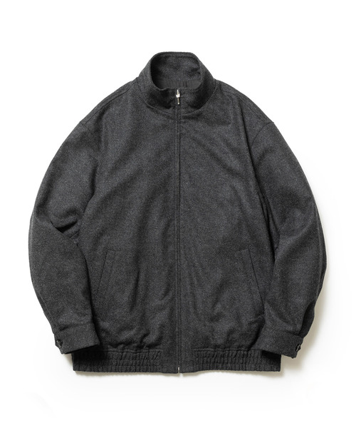 MR.OLIVE(ミスターオリーブ)の「MR.OLIVE ミスターオリーブ / RECYCLING WOOL SOFT TWILL / TRACK JACKET カシミアウールリサイクルウールソフトツイルトラックジャケット セットアップ / M243136(ブルゾン・メンズ・ネイビー/チャコール・SMALL/MEDIUM/LARGE)」の5枚目の写真