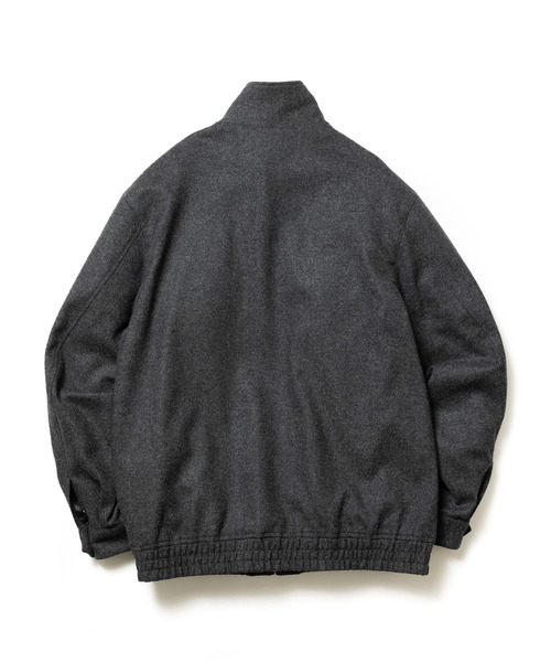MR.OLIVE(ミスターオリーブ)の「MR.OLIVE ミスターオリーブ / RECYCLING WOOL SOFT TWILL / TRACK JACKET カシミアウールリサイクルウールソフトツイルトラックジャケット セットアップ / M243136(ブルゾン・メンズ・ネイビー/チャコール・SMALL/MEDIUM/LARGE)」の6枚目の写真