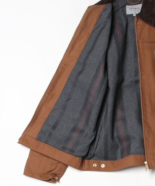 Carhartt WIP（カーハートダブリューアイピー）の「DETROIT JACKET（ブルゾン・メンズ・ブラウン/カーキ/ブラック・SMALL/MEDIUM/LARGE/X-LARGE）」の5枚目の写真