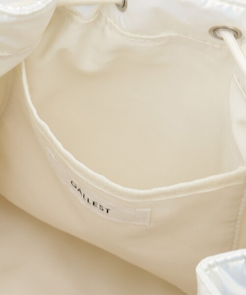 GALLEST(ギャレスト)の「パール調巾着(ハンドバッグ・レディース・シルバー/ゴールド・00)」の12枚目の写真