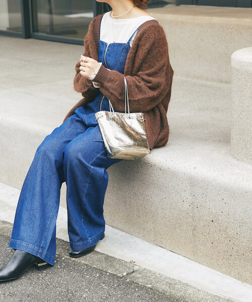 un dix cors(アンディコール)の「【cache cache(カシュカシュ)】スネークチェーンメタリックミニバッグ(トートバッグ・レディース・シルバー/ゴールド・FREE)」の9枚目の写真