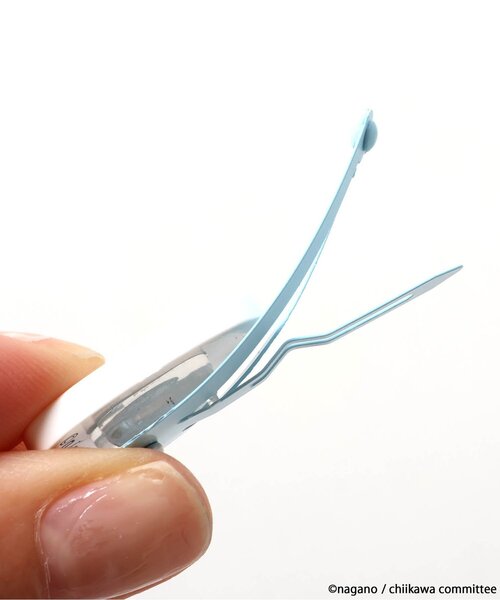 BREEZE（ブリーズ）の「【ちいかわ】マスコットスリーピン２P（ヘアピン・キッズ・イエロー/パープル/ピンク/ブルー・FREE）」の6枚目の写真