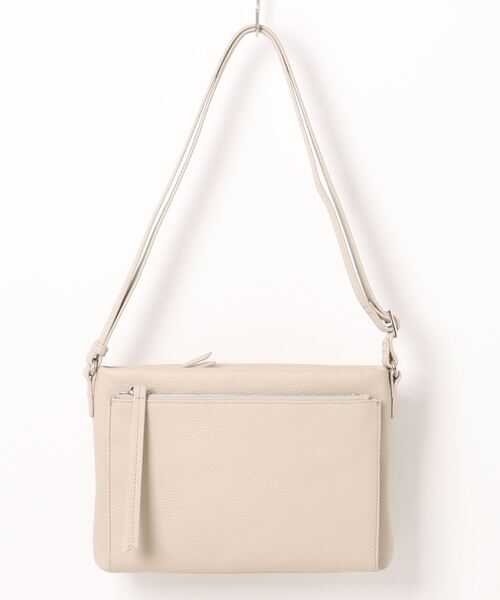 【本革】 収納力抜群！ ユニセックス ショルダーバッグ（ショルダーバッグ）｜relac（レーラック）