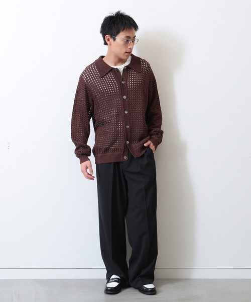 【正規品】 セール】5ゲージ ポロシャツ（ポロシャツ）｜BEAMS メッシュ トップス