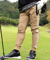 (RM)【LUXE/R GOLF】ストレッチ ブロード メッシュ 切り替え イージー ジョガーパンツ