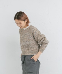 EKAL | ショートラインニットプルオーバー(ニット/セーター)