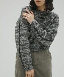 ショートラインニットプルオーバー