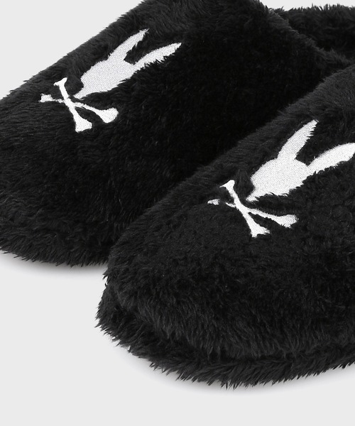 フェイクファー ルームシューズ(ルームシューズ/スリッパ)|Psycho Bunny(サイコバニー) フェイクファー ルームシューズ(ルームシューズ/スリッパ)|Psycho Bunny(サイコバニー)