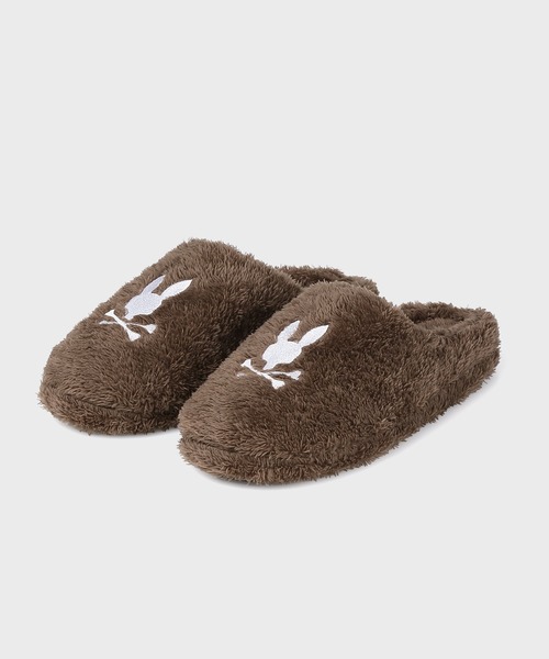 フェイクファー ルームシューズ(ルームシューズ/スリッパ)|Psycho Bunny(サイコバニー) フェイクファー ルームシューズ(ルームシューズ/スリッパ)|Psycho Bunny(サイコバニー)