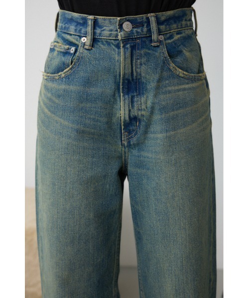 堀田茜さん着用アイテム】AZUL DENIM ハイウエストワイドデニム