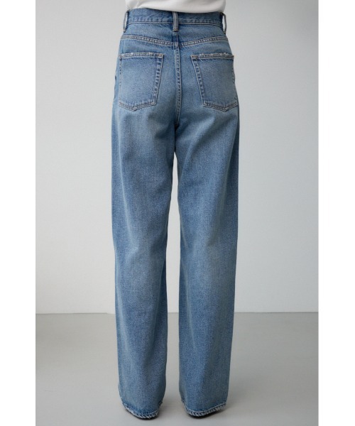 AZUL by moussy（アズールバイマウジー）の「AZUL DENIM ハイウエストワイドデニム（デニムパンツ・レディース・ライトブルー/ワンウォッシュ/ライトブラック/ブルー/オフホワイト・X-SMALL/SMALL/MEDIUM/LARGE）」の15枚目の写真