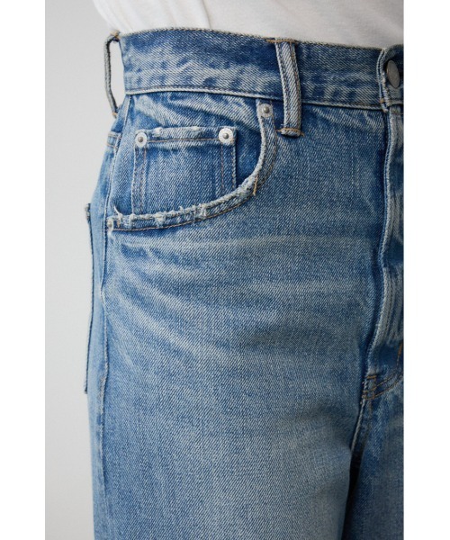 AZUL by moussy（アズールバイマウジー）の「AZUL DENIM ハイウエストワイドデニム（デニムパンツ・レディース・ライトブルー/ワンウォッシュ/ライトブラック/ブルー/オフホワイト・X-SMALL/SMALL/MEDIUM/LARGE）」の18枚目の写真