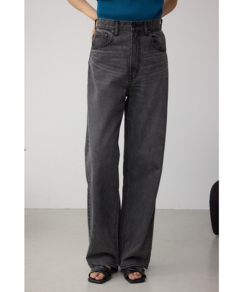 AZUL by moussy（アズールバイマウジー）の「AZUL DENIM ハイウエストワイドデニム（デニムパンツ・レディース・ライトブルー/ワンウォッシュ/ライトブラック/ブルー/オフホワイト・X-SMALL/SMALL/MEDIUM/LARGE）」の20枚目の写真