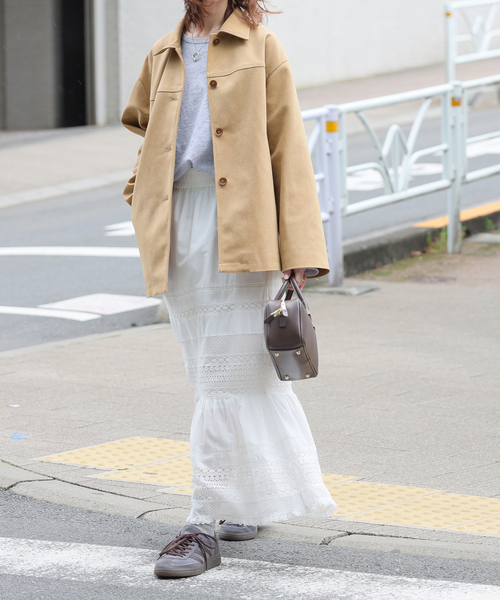 JOURNAL STANDARD（ジャーナルスタンダード）の「INDIA VOILE レーススカート（スカート・レディース・ホワイト/ブラック・FREE）」の12枚目の写真