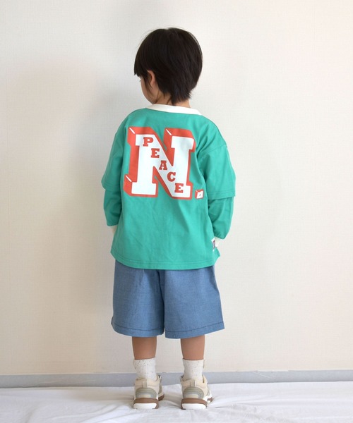 KiCCOLY(キッコリー)の「ワイドデニム(デニムパンツ・キッズ・ブルー/ブラック/ネイビー・150cm/140cm/130cm/120cm/110cm)」の4枚目の写真