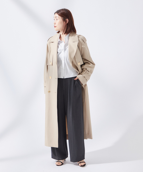 新品未使用品!!JOURNAL STANDARD ベージュトレンチコート journal standard L'essage(ジャーナルスタンダードレサージュ