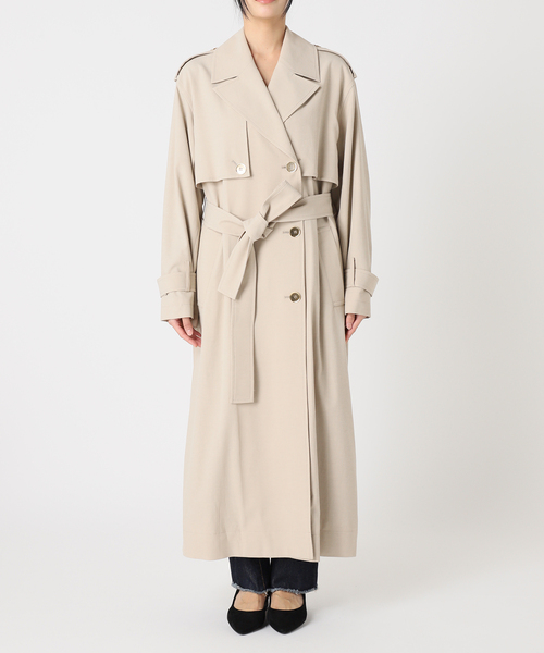 【JOURNAL STANDARD LESSAGE】ロングコート 別注】Aquascutum×LESSAGE ステンカラーコート（ステンカラー