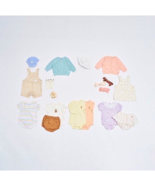 apres les cours（アプレレクール）の「アニマルベビーソックス（ベビーシューズ/ベビーソックス・キッズ・アイボリー/ピンク/ベージュ・9/12）」の4枚目の写真