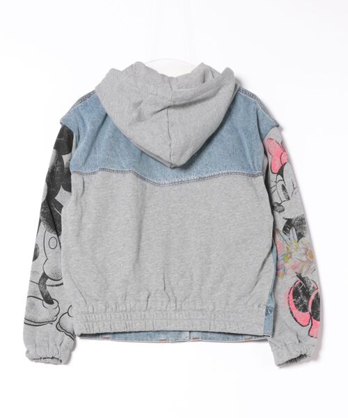 Desigual（デシグアル）の「ミッキー&ミニー デニムスウェットジャケット（デニムジャケット・レディース・ブルー・XS/S/M/L/XL）」の2枚目の写真