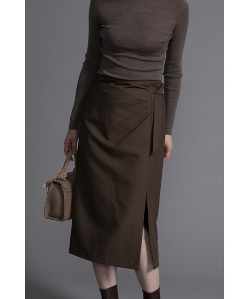 DECADE CLASSIC(ディケイド クラシック)の「【DECADE】リボンスカート(スカート・レディース・チョコ/グレー・LARGE/SMALL/MEDIUM)」の11枚目の写真