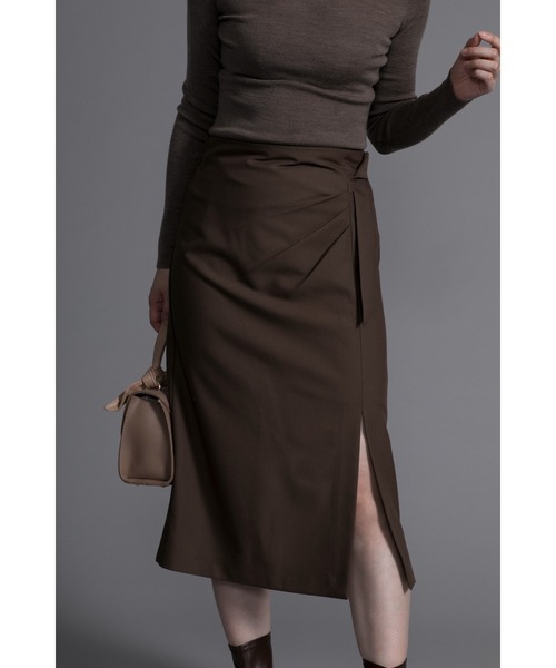 DECADE CLASSIC(ディケイド クラシック)の「【DECADE】リボンスカート(スカート・レディース・チョコ/グレー・LARGE/SMALL/MEDIUM)」の9枚目の写真