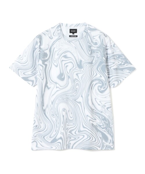 BEAMS（ビームス）の「BEAMS / メッシュ パターンド Tシャツ（Tシャツ/カットソー・メンズ・ブラック/ブルー/グレー・XL/L/M/S）」の3枚目の写真