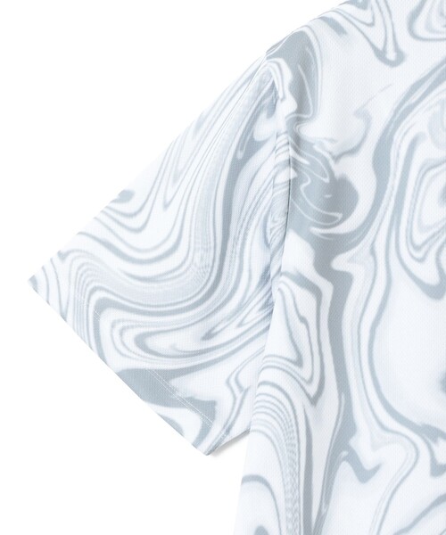 BEAMS（ビームス）の「BEAMS / メッシュ パターンド Tシャツ（Tシャツ/カットソー・メンズ・ブラック/ブルー/グレー・XL/L/M/S）」の13枚目の写真