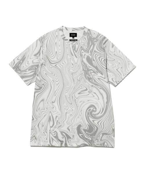 BEAMS（ビームス）の「BEAMS / メッシュ パターンド Tシャツ（Tシャツ/カットソー・メンズ・ブラック/ブルー/グレー・XL/L/M/S）」の7枚目の写真