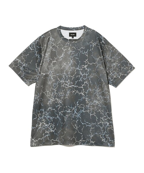 BEAMS（ビームス）の「BEAMS / メッシュ パターンド Tシャツ（Tシャツ/カットソー・メンズ・ブラック/ブルー/グレー・XL/L/M/S）」の2枚目の写真