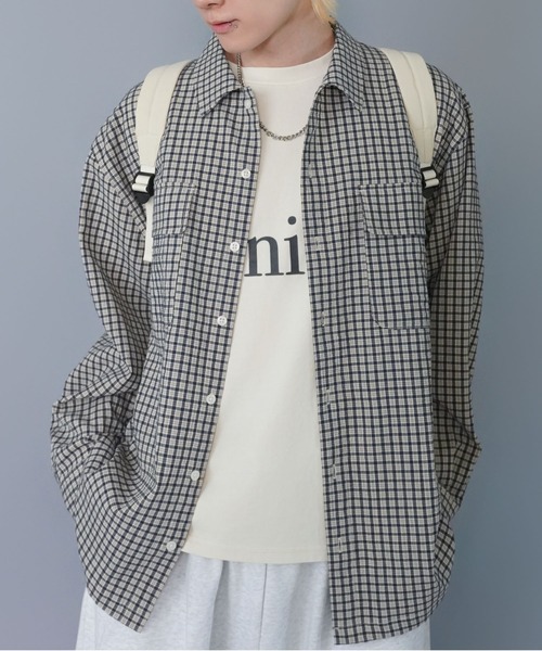 SPINNS(スピンズ)の「ナイロンリュック/コード(バックパック/リュック・メンズ・ブラック/オフホワイト・ONESIZE)」の7枚目の写真
