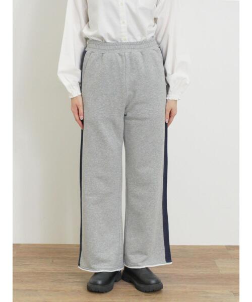 Samansa Mos2（サマンサ モスモス）の「サイドラインスウェットパンツ（その他パンツ・レディース・グレー/ブラック/モカ・F）」の5枚目の写真