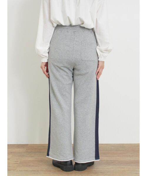 Samansa Mos2（サマンサ モスモス）の「サイドラインスウェットパンツ（その他パンツ・レディース・グレー/ブラック/モカ・F）」の7枚目の写真